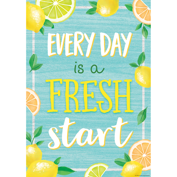 Teacher Created Resources Every Day Is a Fresh Start Positive Poster TCR7958